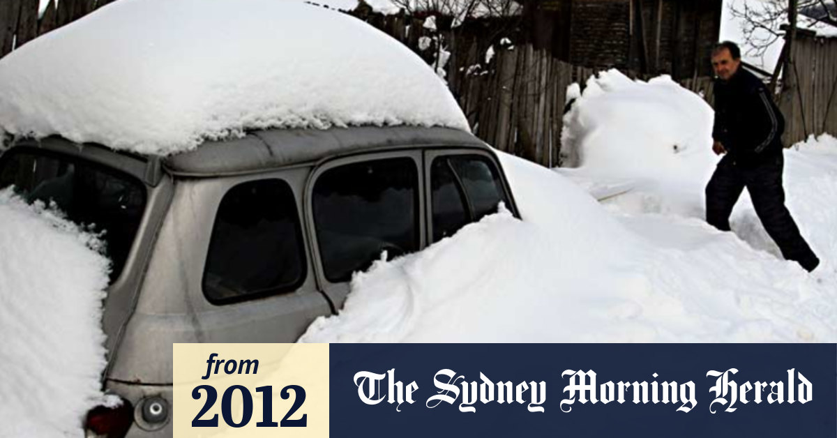 Video Cold snap kills dozens across Europe